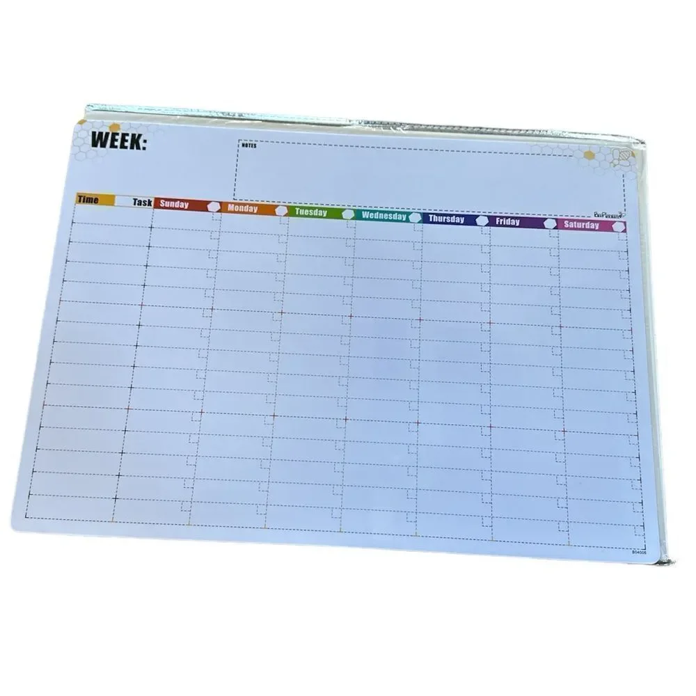 NEW Beeplaneer Magnetic Dry Erase Whiteboard Calendar Set